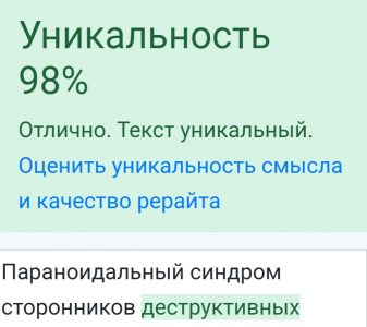 Параноидальный синдром адептов деструктивной идеолог...