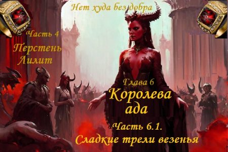 Нет худа без добра. Часть 4. Перстень Лилит. Глава 6. Королева ада, ч.1. Сладкие трели везенья
