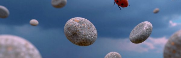 Камни летят вверх